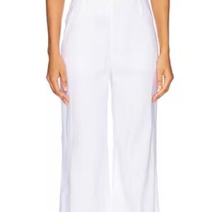 Favorite daughter jones white linen pants size 8 wide leg